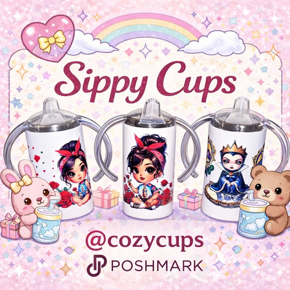 Cute Kids Sippy Cup with Cartoon